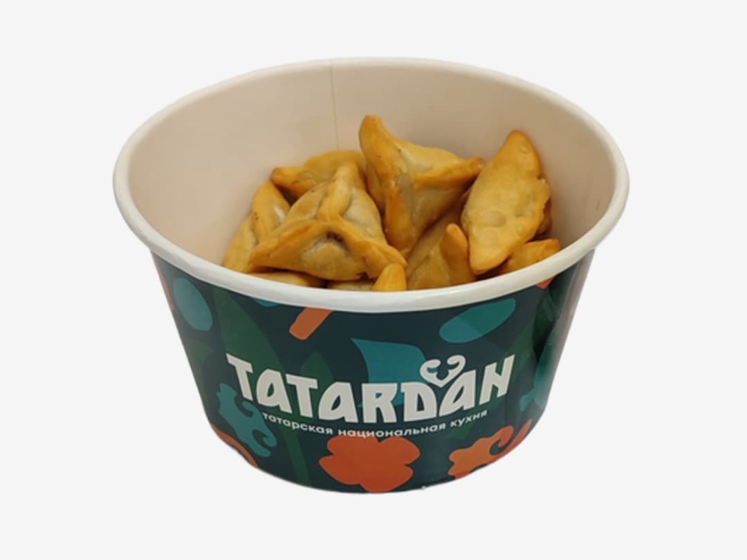Нано-треугольники фри с говядиной (фарш)